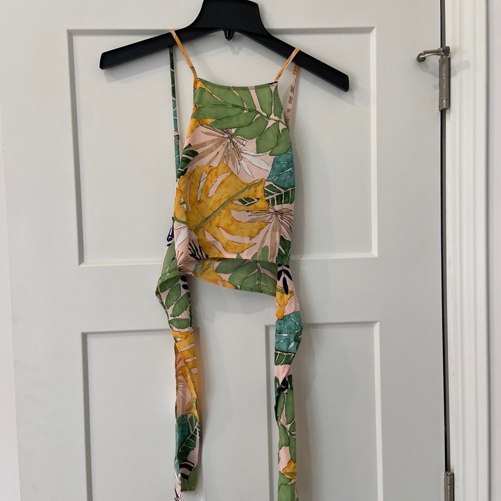 Tropical Tank Top, F21 Size M